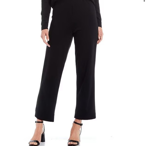 bryn Walker Pants - Bryn Walker Anka Ponte Black Slim Leg Ankle Pants Women’s Size Medium NWT